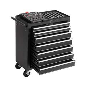 Caja de Herramientas Rodante de 7 Cajones con Ruedas, Gabinete de Almacenamiento de Herramientas Multifuncional para Mecánicos, para Uso en Garajes y Almacenes - Product Image 1