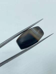 Piedra de Ágata 100% Natural de Alta Calidad, Forma Cilíndrica Semipreciosa de 14.30x24mm, 33.15cts, Piedras Sueltas para Joyería - Product Image 2