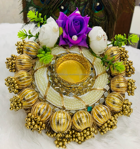 Decorative Floral <b>Tealight</b> Rangoli Diwali Festive Candle <b>Holder</b> Housewarming Favor Return Gifts Home Decor Wedding Decoration - Product Image 6