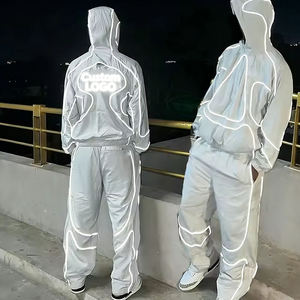 Customized Windbreaker Tracksuit Sets <b>Women</b> 2 Piece Patchwork Lightweight Nylon Zipper Cropped <b>Jacket</b> <b>Women</b> Set - Product Image 1
