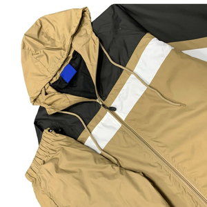 Chándal Unisex con Capucha, Bloques de Color, Deportivo, Manga Larga, Ligero, de Poliéster, para Otoño, para Adultos, Cortavientos, con Cierre de Cremallera y Bolsillos Laterales - Product Image 4