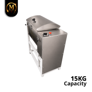 Mezcladora Comercial Horizontal de Alta Resistencia, Capacidad de 15 kg, Mezcladora de Cinta de Acero Inoxidable, Motor de 1.5 kW para Polvo y Pasta - Product Image 2