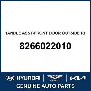 Cerraduras y Herrajes Exteriores Nuevos Accent, Lado Derecho 8266022010 - Product Image 1