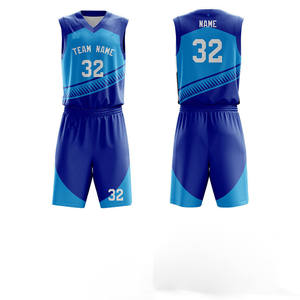 Maillots de basket-ball réversibles personnalisés en maille unie pour sublimation – Créez votre propre design d'équipe – Ensemble d'uniformes personnalisés - Product Image 2