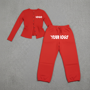 Chándal Urbano de Invierno para Mujer, Estilo Streetwear, Personalizado, con Capucha, Tallas Grandes, Transpirable, Estampado, 100% Algodón, Lavado Ácido, con Pedrería - Product Image 5