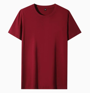 Camiseta de Cuello Redondo Azul Claro para Mujer, Manga Corta, Corte Regular, 100% Algodón, Tejido de Punto, Bordada, Casual, Color Sólido, Transpirable - Product Image 5