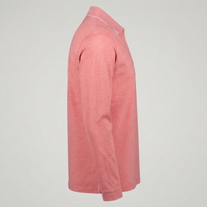 Polo Ligero de Manga Larga para Hombre, Polo Moderno con Cuello de Cremallera para Oficina y Uso Casual, Corte Regular - Product Image 2