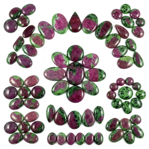 Piedras Preciosas Sueltas de Zoisita Rubí Natural al por Mayor para la Fabricación de Joyas, Tamaños Variados, Piedra Minada Natural sin Tratar - Product Image 1