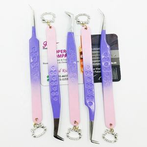 Nouvelle pince à épiler Kitty Charms emballage en acier inoxydable Kitty Extension de cils pince à épiler durable vison charme pince à épiler - Product Image 6