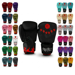 Guantes de Boxeo Personalizados PRO FELT, Guantes de Entrenamiento, Sparring, Saco de Boxeo, MMA, Kickboxing, Guantes de Práctica con Absorción de Impactos - Product Image 1