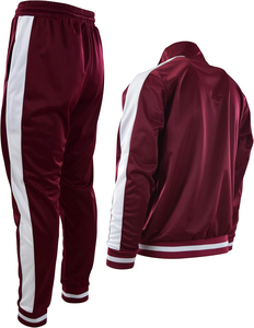 Nouvel ensemble de survêtement pour homme à fermeture éclair intégrale et manches longues, vêtements de sport haut de gamme pour la course, tenue d'entraînement athlétique avec logo personnalisé, vente en gros - Product Image 4