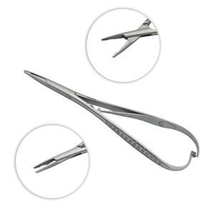 ที่จับเข็ม Mathieu Elastic Placing พร้อมขากรรไกรแบบวางด้านหน้า ขนาดแคบ สำหรับงานจัดฟัน R.A.A.INTERNATIONAL คุณภาพพรีเมียม - Product Image 1