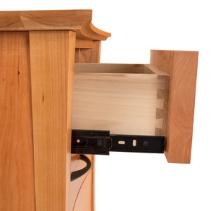 Table de chevet moderne et simple en teck massif de haute qualité avec finition naturelle NC pour usage intérieur - Product Image 4