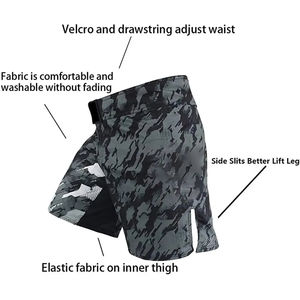 Pantalones Cortos Deportivos MMA para Hombre, Diseño Moderno, Elásticos, de Secado Rápido, Transpirables, Estampados, Casuales, para Playa - Product Image 4