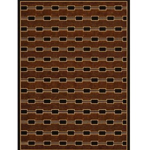 Alfombra Contemporánea Abstracta de Lana Marrón, Alfombra Geométrica Moderna Hecha a Mano, Alfombra Artística para Sala de Estar, Dormitorio, Alfombra para Piso - Product Image 2