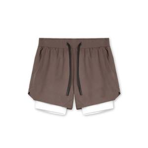 กางเกงกีฬาผู้ชายแบบสั้น สกรีนโลโก้ได้ตามสั่ง รับผลิตแบบ OEM ODM แห้งเร็ว ระงับกลิ่น ป้องกันรังสียูวี UPF 50 สำหรับออกกำลังกาย วิ่ง และเล่นกีฬา จากโรงงาน - Product Image 2