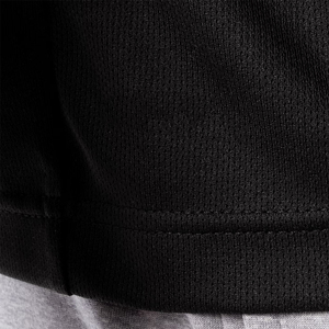 เสื้อยืดออกกำลังกายผู้ชายคุณภาพดี แห้งเร็ว สีดำ แขนยาว คอกลม - Product Image 4