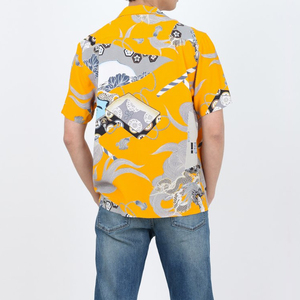Casual Wear <b>Men</b> Hawaiian <b>T</b> <b>Shirt</b> Top Trend Anti Wrinkle Hot Selling High Quality <b>Summer</b> Custom Logo/Color <b>Men</b> Hawaiian <b>T</b> <b>Shirt</b> - Product Image 2