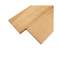 Bois de chêne exotique scié, Quercus Mongolica, bois de chêne rabattu d'un côté, planches de bois dur rondes séchées au four