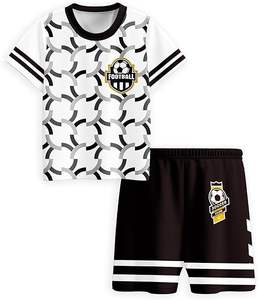 Maillot de football de qualité supérieure pour femmes et hommes, uniforme rayé noir et blanc, basketball, football - Product Image 6