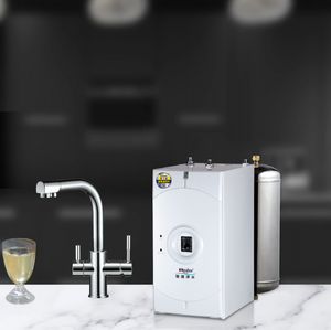 Distributeur d'eau chaude instantanée sous évier Buder BD-3004BF+DC-1804 4L avec système de filtration avancé et robinet 4 en 1 - Product Image 1