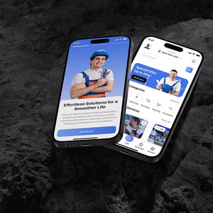 แอปพลิเคชันมือถือบริการช่างประปา RoyalCraft สำหรับ Android และ iOS พร้อมการจองฉุกเฉิน แจ้งเตือนแบบเรียลไทม์ และติดตามช่าง - Product Image 1