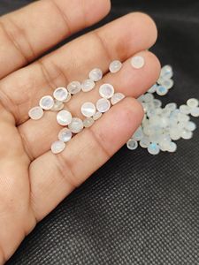 Piedras Preciosas Sueltas de Piedra Lunar Azul Natural de Alta Calidad, Gemas Cabujón Redondas de Piedra Lunar Azul al por Mayor - Product Image 4