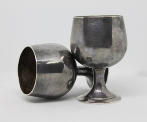 Copa de Vino de Metal de Excelente Calidad para Bar, Cócteles, Fiestas, Decoración de Mesa, Bodas, Hecha en India - Product Image 3