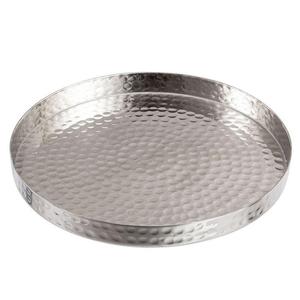 Wholesale Coffee Tea <b>Table</b> Serving Platter Stainless Steel Metal Platter - Product Image 1