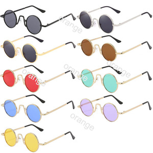 Cheap Sunglasses Round Women Metal Trendy <b>Sun</b> Glasses Fashion Female Lady Designer Eyewear <b>Shades</b> Sunglasses - Product Image 6