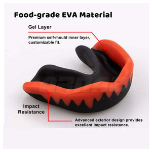 Protège-dents absorbant les chocs offrant un ajustement sûr et une protection de qualité supérieure pour la performance et l'entraînement - Product Image 4