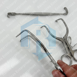 Juego de Retractores Gelpi y Senn Miller, 3 Piezas, Instrumentos Quirúrgicos de Acero Inoxidable, Herramientas Ortopédicas para Retracción de Heridas - Product Image 5