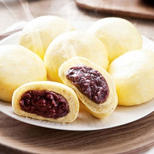 [MILWON] Lot de pains vapeur coréens traditionnels fourrés aux haricots rouges, surgelés, pour petit-déjeuner, Anheung - Product Image 3