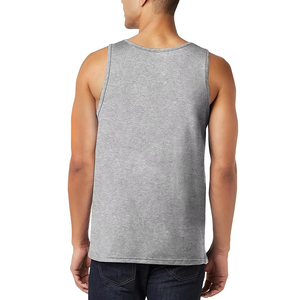 Camiseta sin Mangas Básica para Hombre, Mezcla de Algodón, Tela Suave, Uso Diario Informal, Ligera, Cómoda, Estilo Minimalista de Verano - Product Image 5