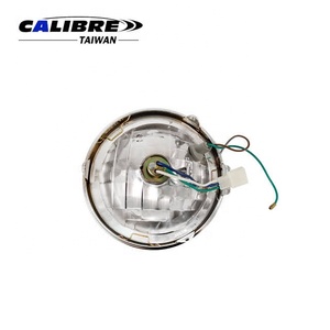 TAIWAN CALIBRE Gray Mirror Lens Motorcycle Headlight Headlamp without Case - Product Image 2