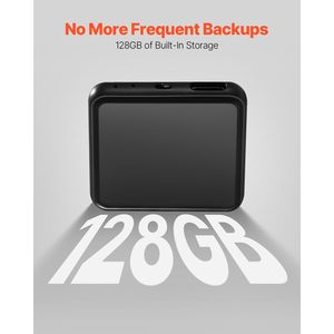 Registratore Vocale Magnetico Digitale da 128GB # Batteria con autonomia di 100 ore # 8730 ore di riproduzione # MeetingUse - Product Image 3