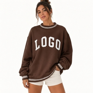Sudadera Profesional de Alta Calidad, Transpirable, de Forro Polar, para Mujer, Ecológica, de Manga Larga, Cuello Alto Simulado, Talla Grande - Product Image 1