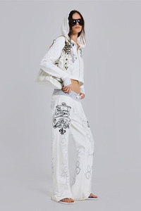 Fashion Custom Women’s Sunfade Tracksuit Oversized <b>Vintage</b> <b>Sweatshirt</b> & Joggers Set Breathable Premium Streetwear Apparel Set - Product Image 3