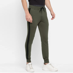 Pantalon de jogging mi-lourd anti-plis personnalisé avec logo, tendance et de qualité supérieure, pour hommes, en coton uni, style décontracté, vente en gros - Product Image 5