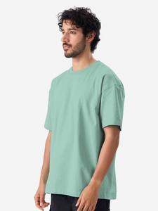 Camiseta de Hombre Verde Salvia, Corte Regular, 100% Algodón, Cuello Redondo, Estilo Casual Urbano, Secado Rápido, Impresión Digital, Etiqueta Privada Personalizada - Product Image 6