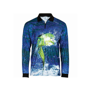 เสื้อโปโลตกปลา UPF50 ป้องกันรังสียูวี ผลิตตามสั่ง ระบายอากาศได้ดี แห้งเร็ว UPF 35 แขนยาว กันน้ำ - Product Image 2