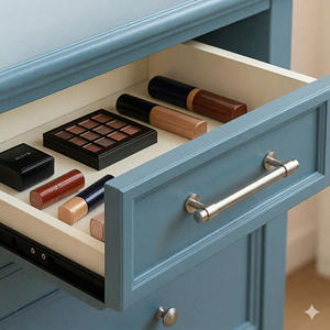 Contemporary Zinc Alloy <b>Cabinet</b> Handle Pull Brushed Nickel Finish Dresser Hardware for Kids Furniture Durable Hardware Products - Product Image 6