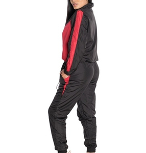 Conjunto Deportivo de 2 Piezas para Mujer, Chaqueta Cortavientos de Nailon Ligero con Capucha y Estampado, Personalizable con Logotipo, Impermeable, OEM, 2025 - Product Image 4