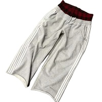 Pantalon de jogging léger en molleton à double taille avec bandes latérales, séchage rapide, pour homme, style streetwear ample
