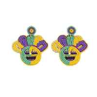 Boucles d'oreilles pendantes faites à la main en forme de coquillage, style bohème pour femme, imitation perle, bijoux fantaisie pour soirée, accessoires de mode