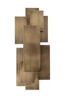 Nouvelle lampe murale en métal METAL WAVE modèle 10299, aspect vintage, facile à installer et à entretenir, pour l'éclairage de chevet