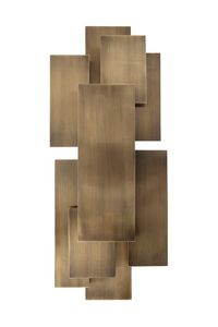 New the METAL WAVE Model 10299 Metal Wall Lamp Vintage Look Easy to Install and Maintain for <b>Bedside</b> <b>Lighting</b> - Product Image 4