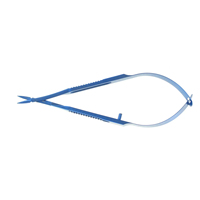 Pinces droites en titane avec ciseaux angulaires, ensemble d'instruments chirurgicaux ophtalmiques manuels, outils médicaux réutilisables