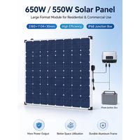 Module photovoltaïque mono cristallin fourni directement par l'usine pour les systèmes d'énergie solaire résidentiels, commerciaux et industriels