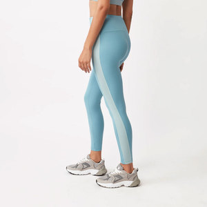 Pantalones de Yoga de Cintura Alta, Ecológicos, Económicos, de Alta Calidad, Personalizados, Transpirables, de Poliéster/Nailon y Spandex para Entrenamiento - Product Image 3